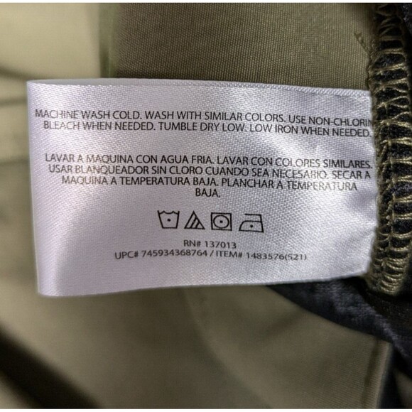 Orvis Tech Cargo Shorts Mens Size 38 Nylon Stretch Olive Green - Picture 8 of 8